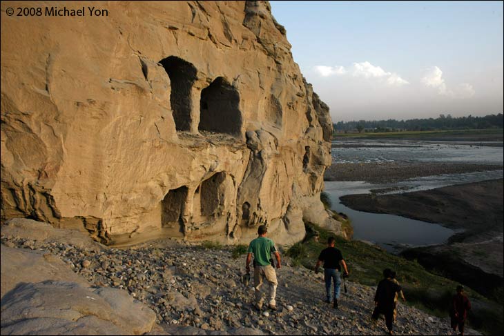 These caves might have been part of the network of Ghandharan Buddhist monasteries that reached across parts of Afghanistan from the 2nd Century A.D. till the 7th.