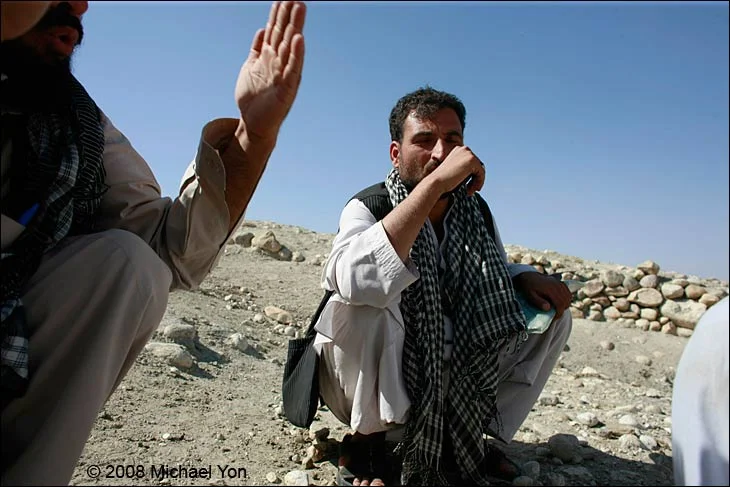 “We hate the Taliban and we hate the Coalition.  The foreigners promise, but do nothing.  [President] Karzai is only words.