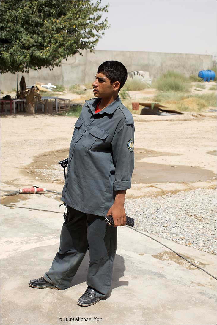 ANP: Afghan National Policeman (ANP).