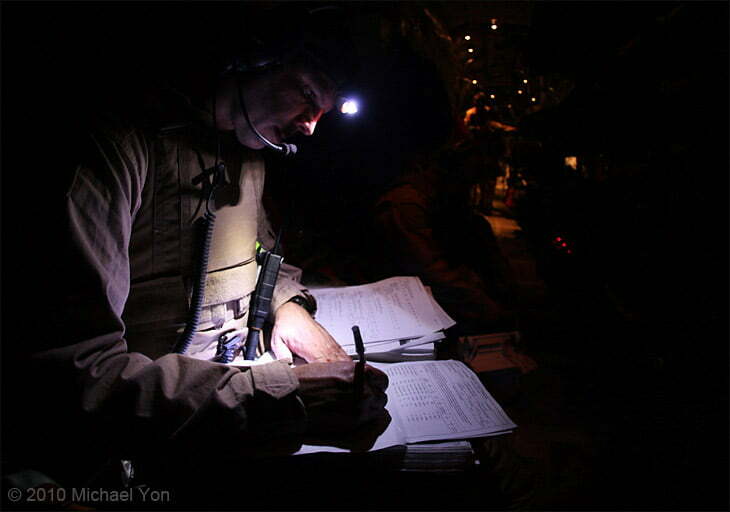 Tom Parsons on paperwork.