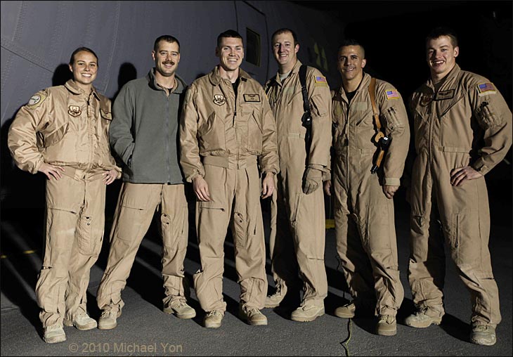 1LT April Brown (Pilot), Captain Tanner Bergsrud (Pilot), Captain John Holland (Pilot), TSG Jonathan Boyce, SSG Gabriel Campbell, Senior Airman Joe Hawkins.