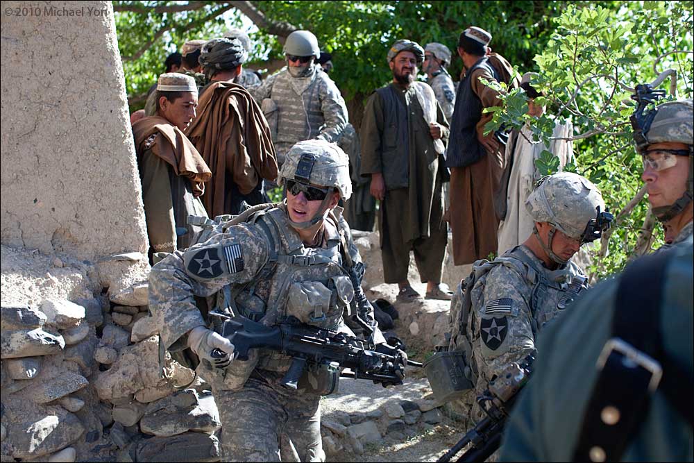 Hard-fighting men of Charlie Company, 1-17th Infantry.  They got some bad press in an Army Times story, but my experience with these men contradicted those ideas and was a confidence builder for me.  Morale and professionalism are high in this unit.  They've taken heavy losses and keep right on chugging along.  A little bad press never stopped the real deal.