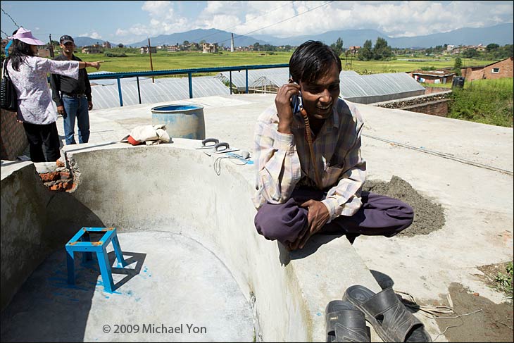 Large German-led project near Kathmandu.  This 100m3 Nepalese plant is under construction.
