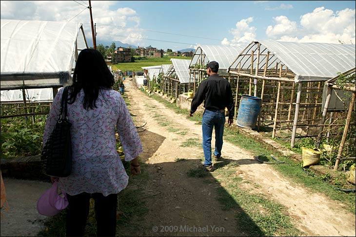 Greenhouses that help pay for the orphanage.  Afghans are open to using greenhouses.