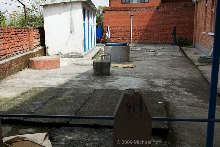 Toilets connected to Gobar Gas at German-supported orphanage in Kathmandu.