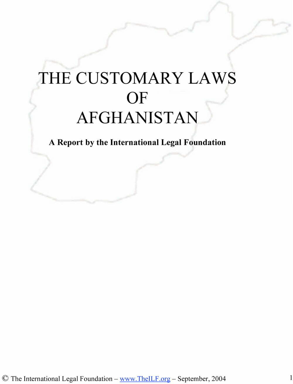 ilf customary law afghanistan-1