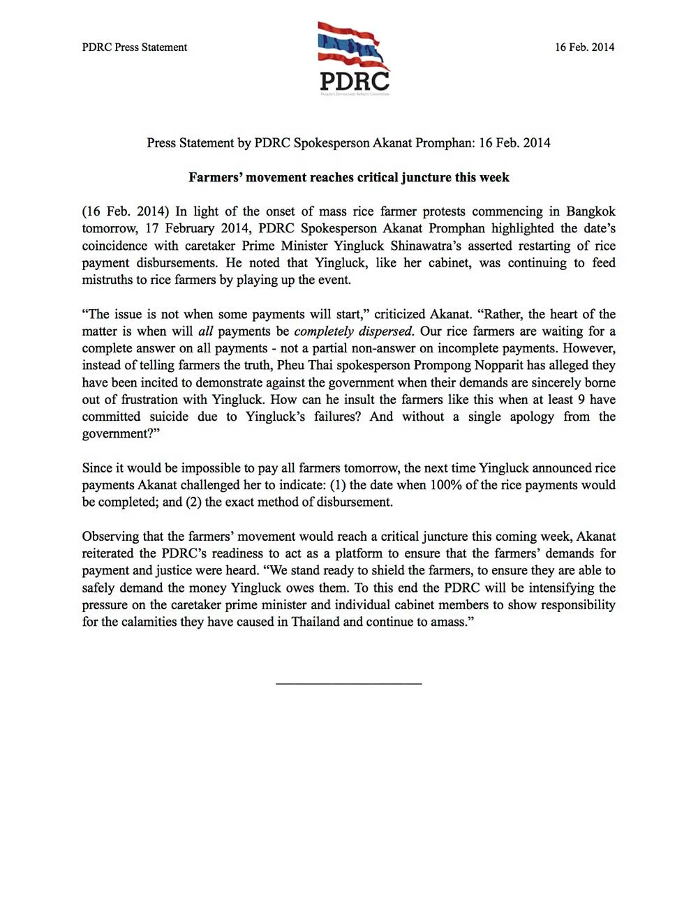 PDRC-press-statement Akanat 16-Feb-2014 final JPEG