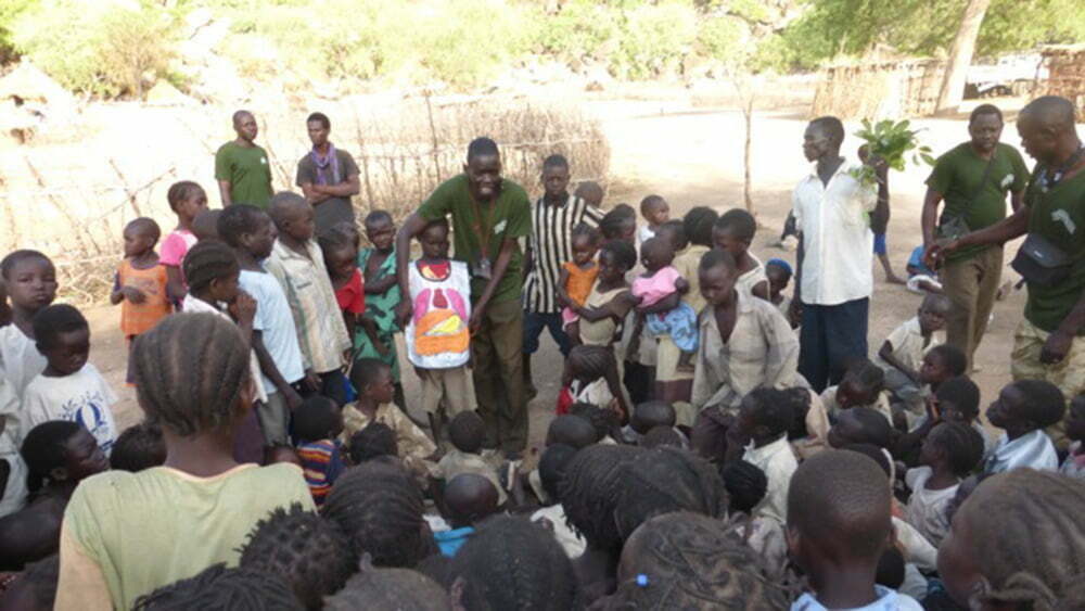 Good Life Club with Nuba teams and children